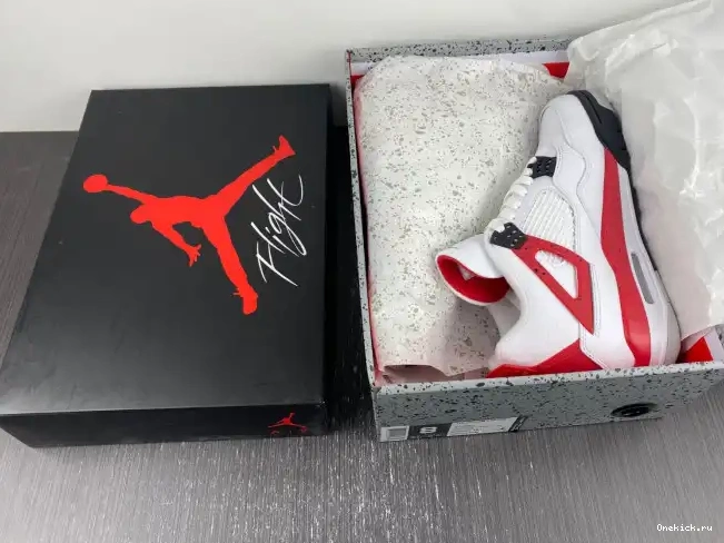 One Kick Red Air Jordan DH6927-161 4 Cement 0529